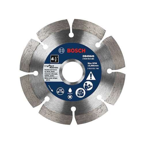 Robert Bosch Tool Corp DB4564S 4.5" Segmented Rim Diamond Blade