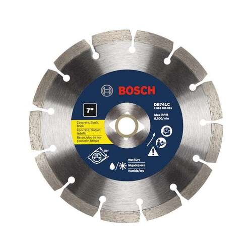 7" Premium Segmented Rim Diamond Blade For Universal Rough Cuts