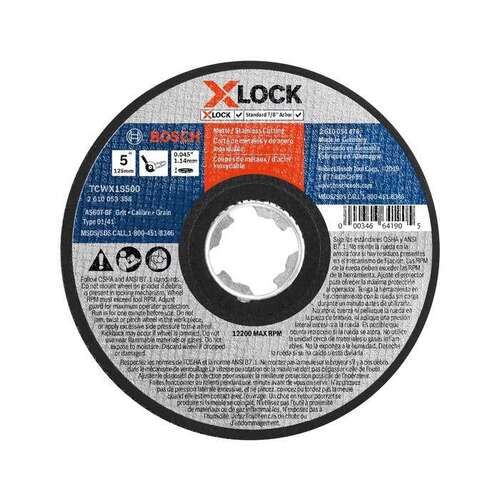 5"x.045" X-lock Thin Mtl Ss Cutting Whl - pack of 25