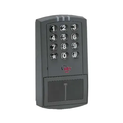 Integrated Proximity Reader and Controller with Keypad, 2000 Users, 2000 Event Audit Trail, Wireless Infrared Communications, Glass Mount kit Included, Proximity Reader can be Mounted up to 10 Ft. from Controller, Midnight Crossing Time Zones and Holiday Scheduling