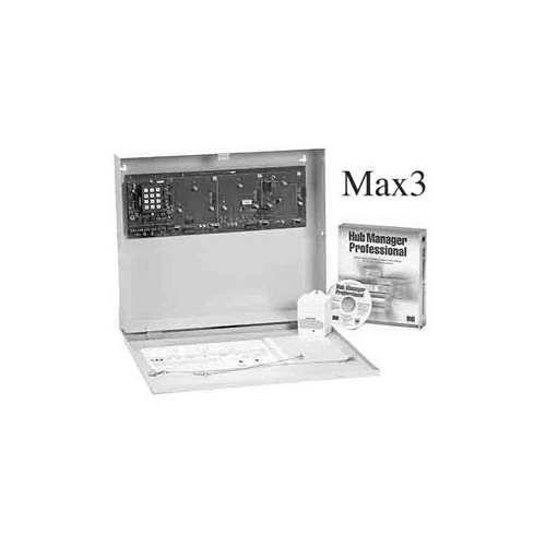 IEI Linear MAX3MOD Max 3 Module Single Door Acces Control Module, 2000 Users, 2000 Transaction Event Buffer, 8 Time Zones, 16 Holidays, First-In Auto Unlock, Forced/Propped Door, Alarm Shunt, REX and Door Monitoring Inputs