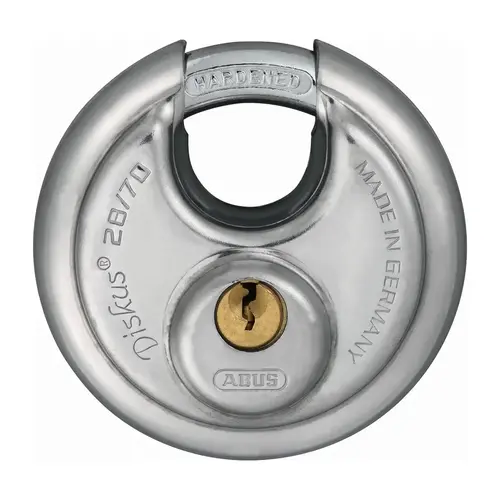 ABUS 28096 28/70 KA 0026 Buffo Diskus Padlock, Boxed, Keyed Alike