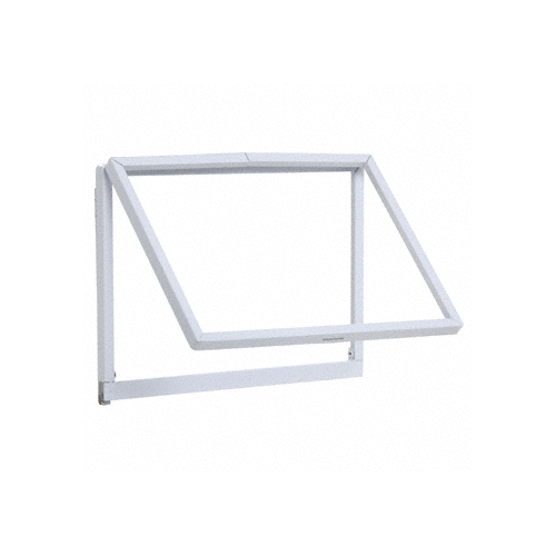 CRL Aluminum Frame Wicket in White Color 