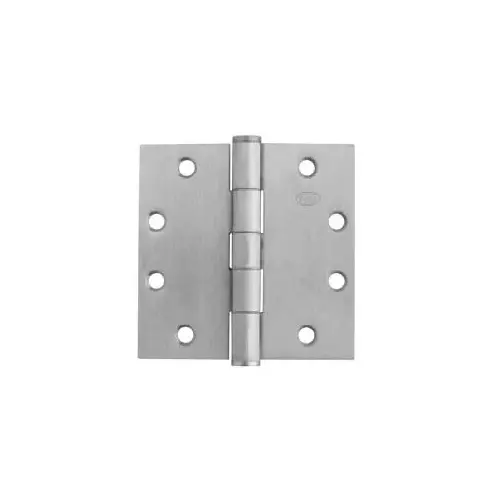 5-Knuckle Full Mortise Plain Bearing Hinge, Satin Chrome