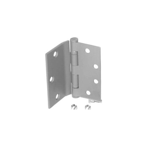 1138 PC4HN USP 4-1/2" Plain Bearing Half Surface Hinge, Fixed Pin, Prime Coat