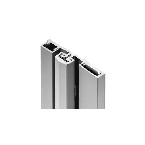 Select Standard Duty Geared Continuous Full Surface Hinge, Clear Anodized