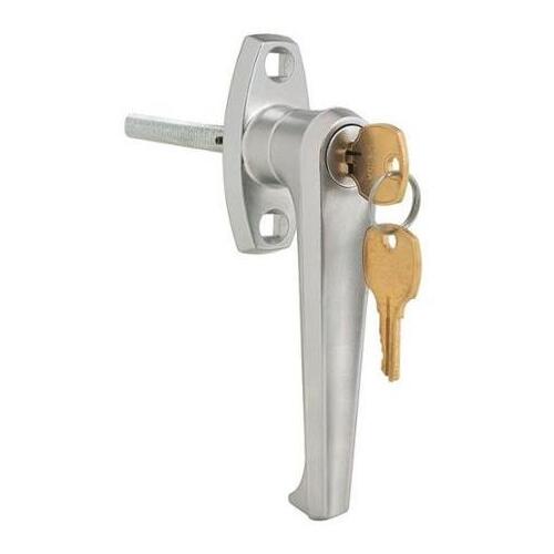 CompX National C875926D KD C875926D KD LType Garage Door Handle Lock, 3" Threaded Spindle