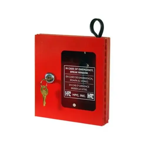 Emergency Key Box, Red