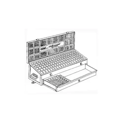 Super Wedge Pin Kit with Drawer, .005 System (Metal Wedge)