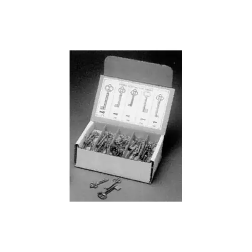 Skeleton Key Blank Utility Key Silver
