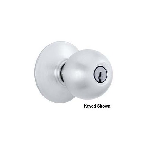 Schlage Commercial A40S ORB 626 A Series Privacy Orbit Lock with 11116  Latch 10001 Strike Satin Chrome Finish