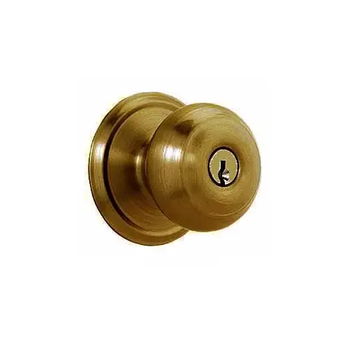 A53PD Georgian Entrance Lock, Satin Brass Blackened