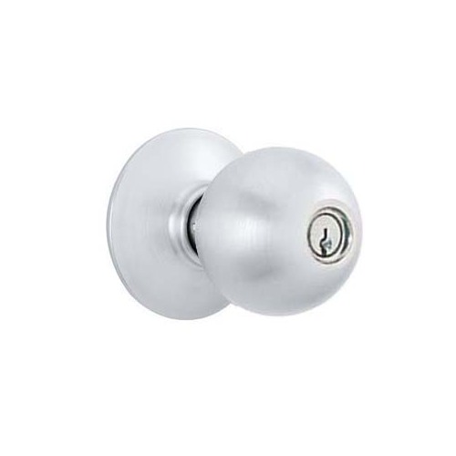 D53PD Orbit Entrance Lock, Satin Chrome