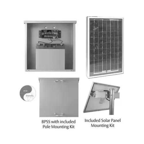 Solar Power Supply 12 Volt with 10W Solar Panel and 9 Amp Battery Applied