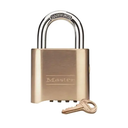Combination Brass Padlock Key Not Included