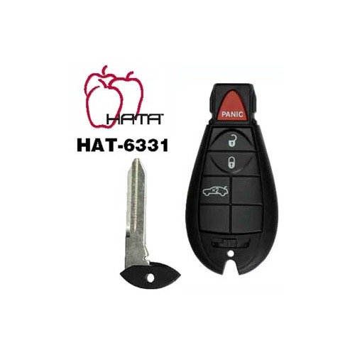Hata Inc HAT6331 CHRYSLER KEY WITH 4 BUTTON TRANSMITTER FOB