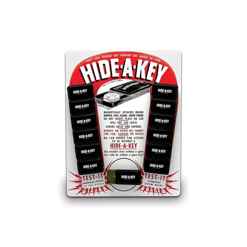 Hide-a-Key Display Card (12/Display) Black