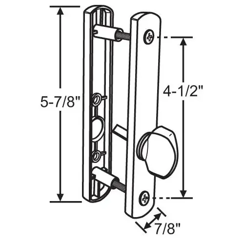 Latch Assembly Silver