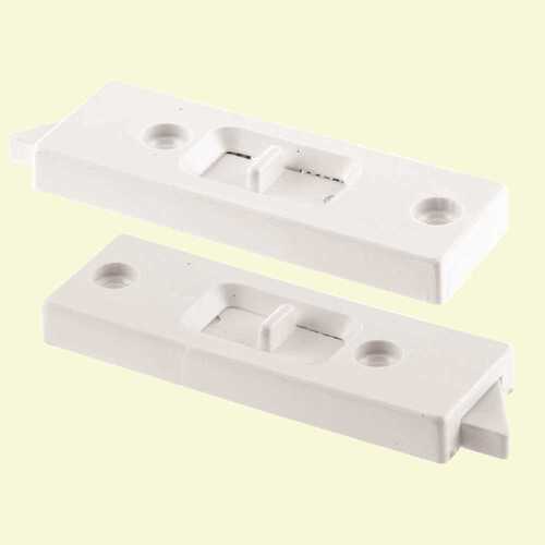 Anvil Mark 901100-BNT 600/900 Series White Vinyl Window Tilt Sash Lock