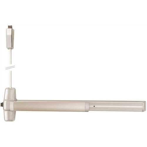 99 Series 3 ft. Surface-Mounted Vertical Rod Exit Only Device Satin Chrome