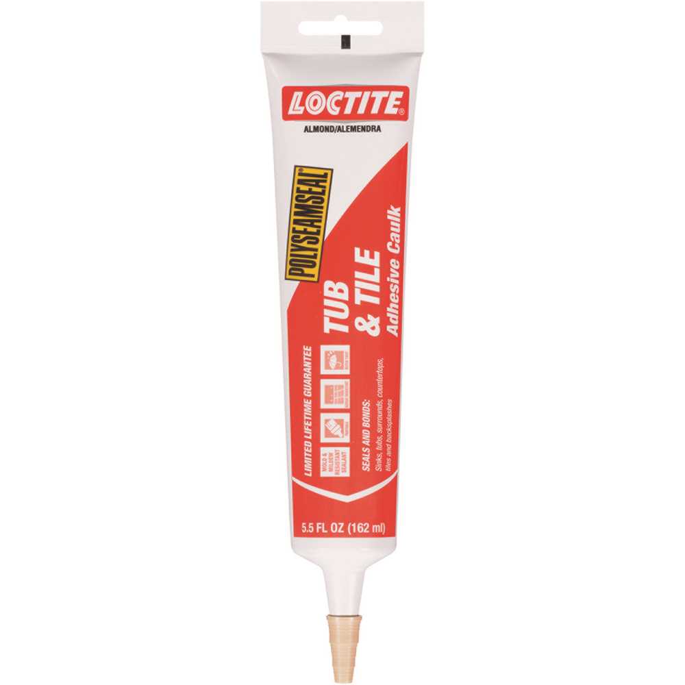 Loctite 2138418 Polyseamseal 5.5 fl. oz. Almond Bathroom Tub and Tile Adhesive Caulk - pack of 12