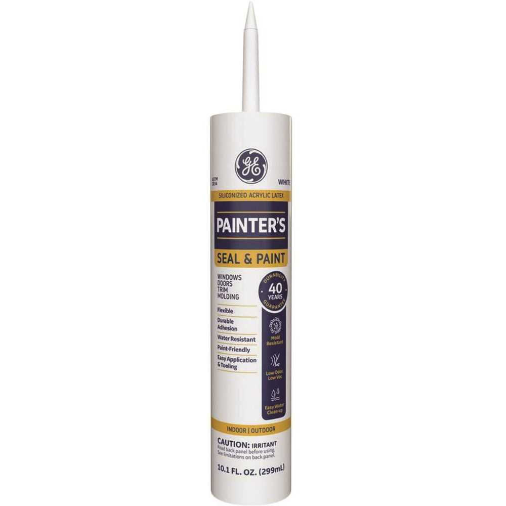 GE 2733581 Painters Seal and Paint All-Purpose 10 oz. White Latex Sealant - pack of 12