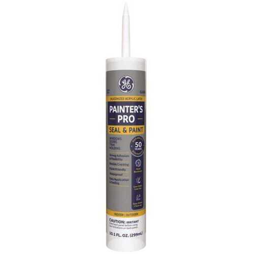 GE 2733636 Painters Pro Seal and Paint 10 oz. Clear All-Purpose Acrylic Latex Sealant
