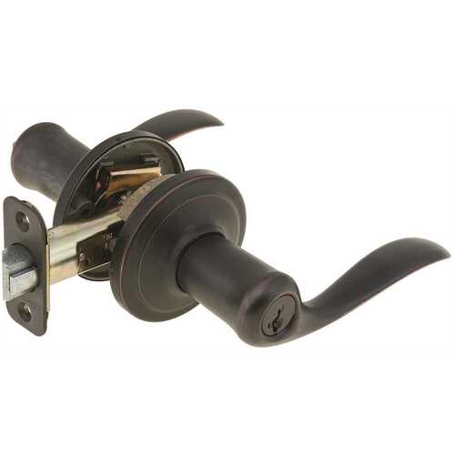 Tustin Keyed Entry Lever Venetian Bronze