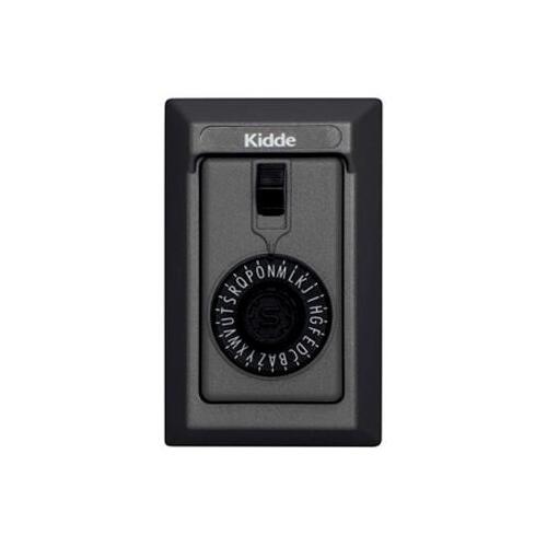 Kidde S5 000404 000404 KeySafe Permanent 5-Key Spin Dial Combination Key Box, Black