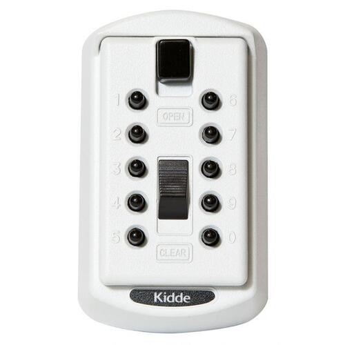 S6 KeySafe original 2-Key Slimline Lock Box, White