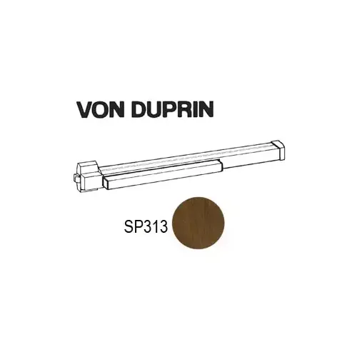 695 RIM EXIT DEVICE, #299 STRIKE, EXIT ONLY, NON-HANDED, OUTSIDE TRIM SOLD SEPARATELY, 3' LENGTH, DURONODIC FINISH Dark Bronze