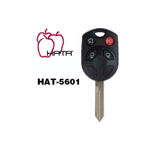 Hata Inc HAT5601 FORD TRANSPONDER KEY WITH 4 BUTTON REMOTE HEAD. FOR FUSION