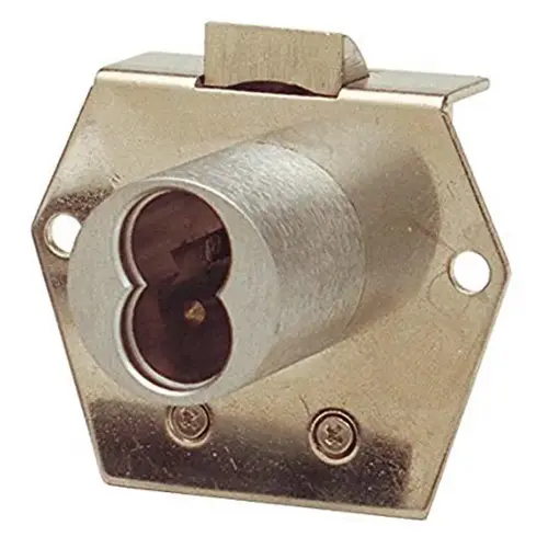OLYMPUS LOCK 725RL-DW 26D 26D Vertical Rim Mount Cabinet Latch Lock for SFIC, 1-1/16" Length, Less Cylinder, Satin Chrome