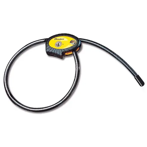 #3210 6 ft. PytHON Adjustable Locking Cable, Keyed Alike Black