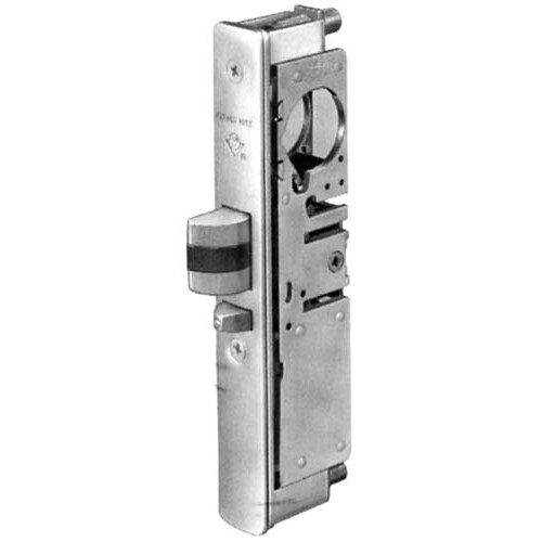 DEADLATCH, 1 1/8 " BACKSET, RIGHT HAND REVERSE, ALUMINUM FINISH