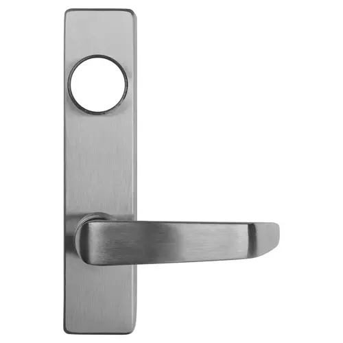 626 LEVER TRIM S LEVER DESIGN, KEY LOCKS/UNLOCKS OUTSIDE LEVER, LESS MORTISE CYLINDER, FOR ADV 40 SERIES EXIT DEVICE, SATIN CHROME FINISH