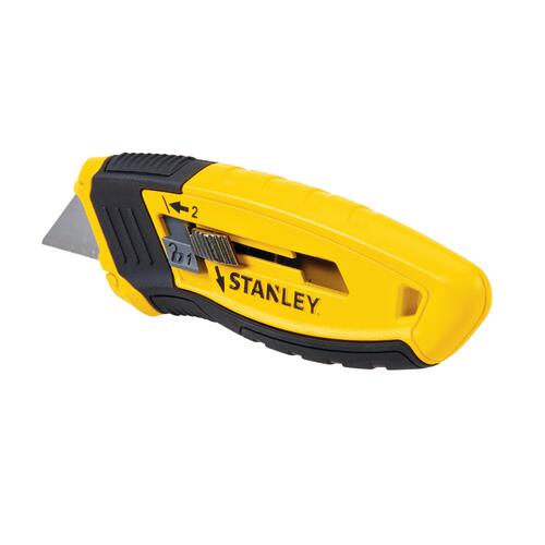 Stanley STHT10432 Utility Knife Control-Grip 5" Sliding Black/Yellow Black/Yellow