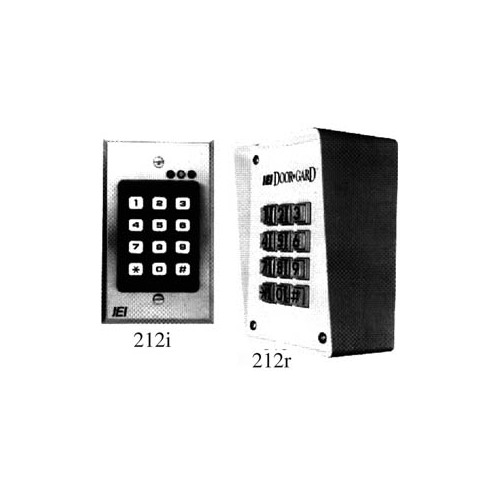 212rR Indoor/Outdoor Surface Mount Ruggedized Keypad, White