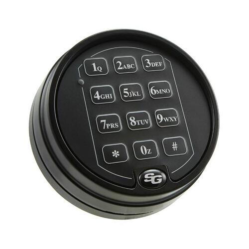 Sargent & Greenleaf 6120-014 S&G Two Battery Keypad Only, Matte Black