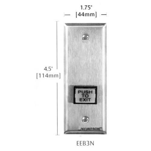 Securitron EMERGENCY EXIT