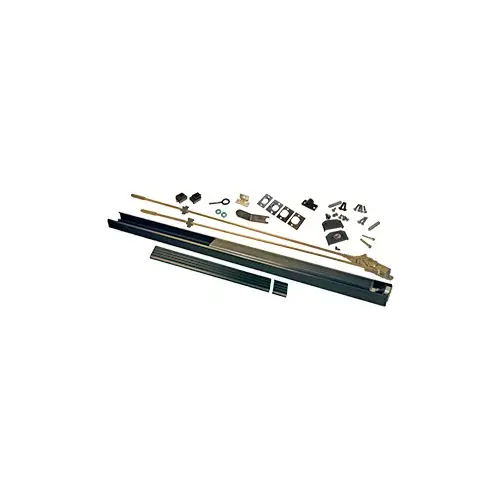 Concealed Vertical Rod Exit Device Reverse Bevel 48" Size Dark Bronze Finish