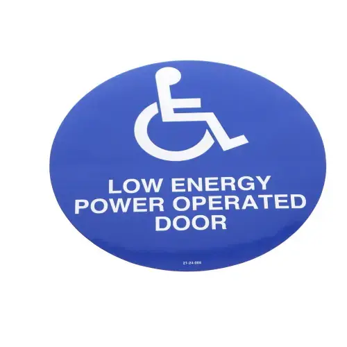 ASSA ABLOY 21-24-005 DECAL-HANDICAP/LOW ENERGY