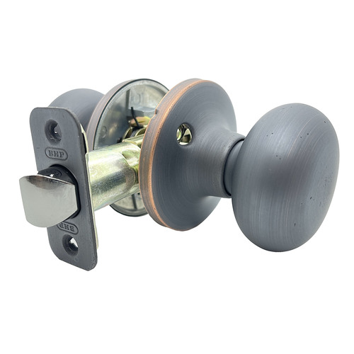 Better Home Products 42110B Noe Valley Passage Door Knobs Mushroom Style Oil Rubbed Bronze