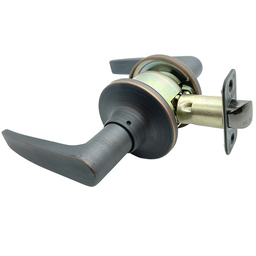 Soma Straight Door Lever UL Passage Oil Rubbed Bronze - pack of 2