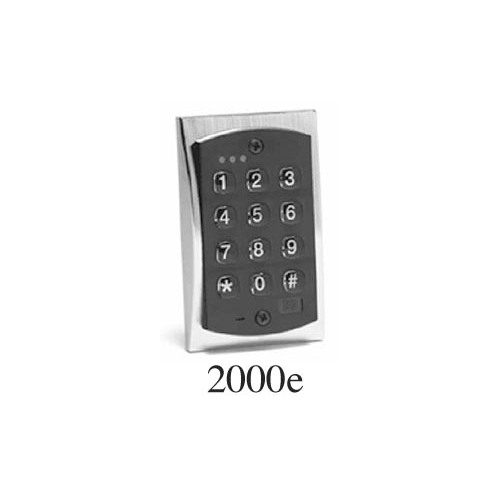 2000e Flush-mount Backlit Access Control Keypad