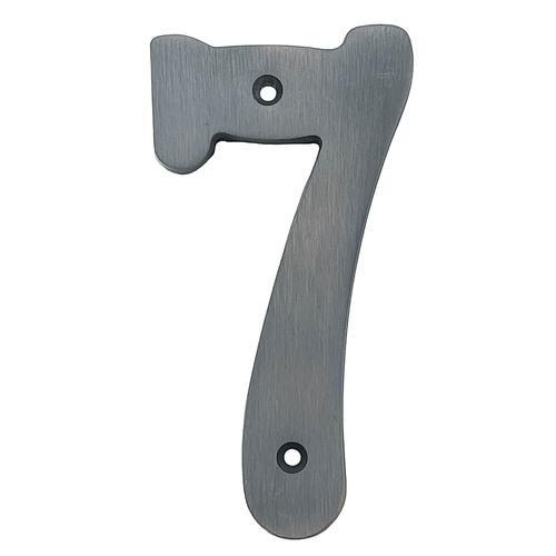 Better Home Products 487ORB Solid Brass House Number 7 Oil Rubbed Bronze 4"
