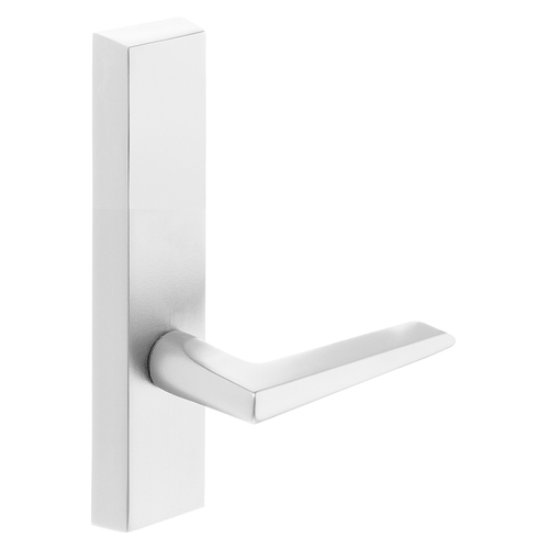 ET Lever Exit Device Trim White Suede Powder Coat