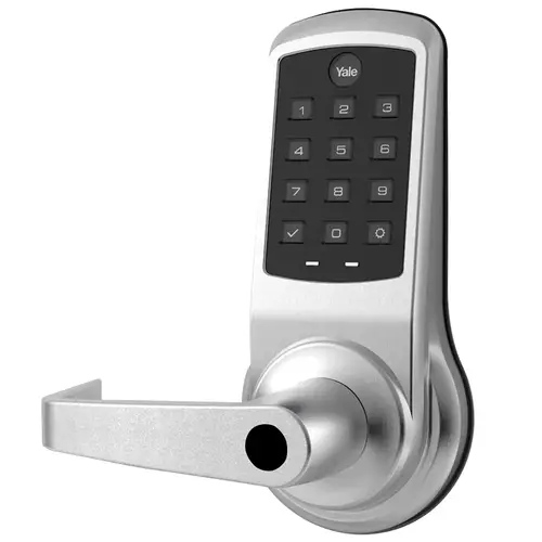 Yale Commercial AU-NTB612-NR-626-LC Cylindrical Lock with Keypad Trim Satin Chrome