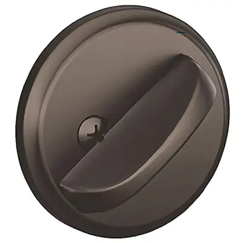 One-Sided Deadbolt, Dual Option Latch, Dark Oxidized Satin Bronze Oil Rubbed Finish Dark Oxidized Satin Bronze Oil Rubbed