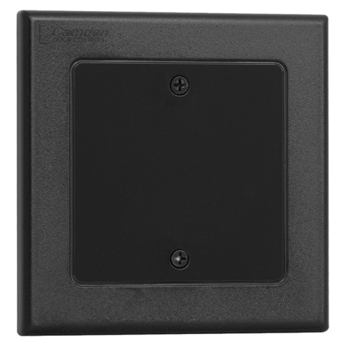 SureWave CM-325 Series Touchless Switch, 2" to 18" Range, 1 Relay, Double Gang Faceplate, Black Finish Applied